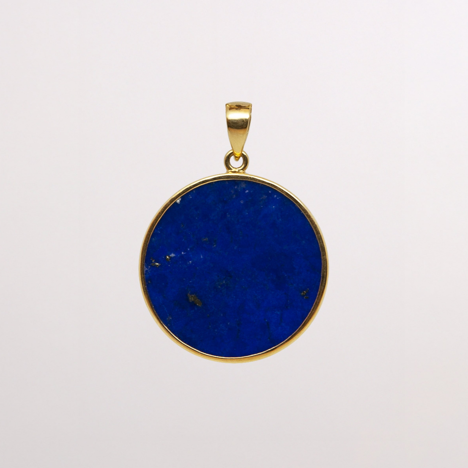 Lapis Lazuli Pendant Gold in 18-karat yellow gold