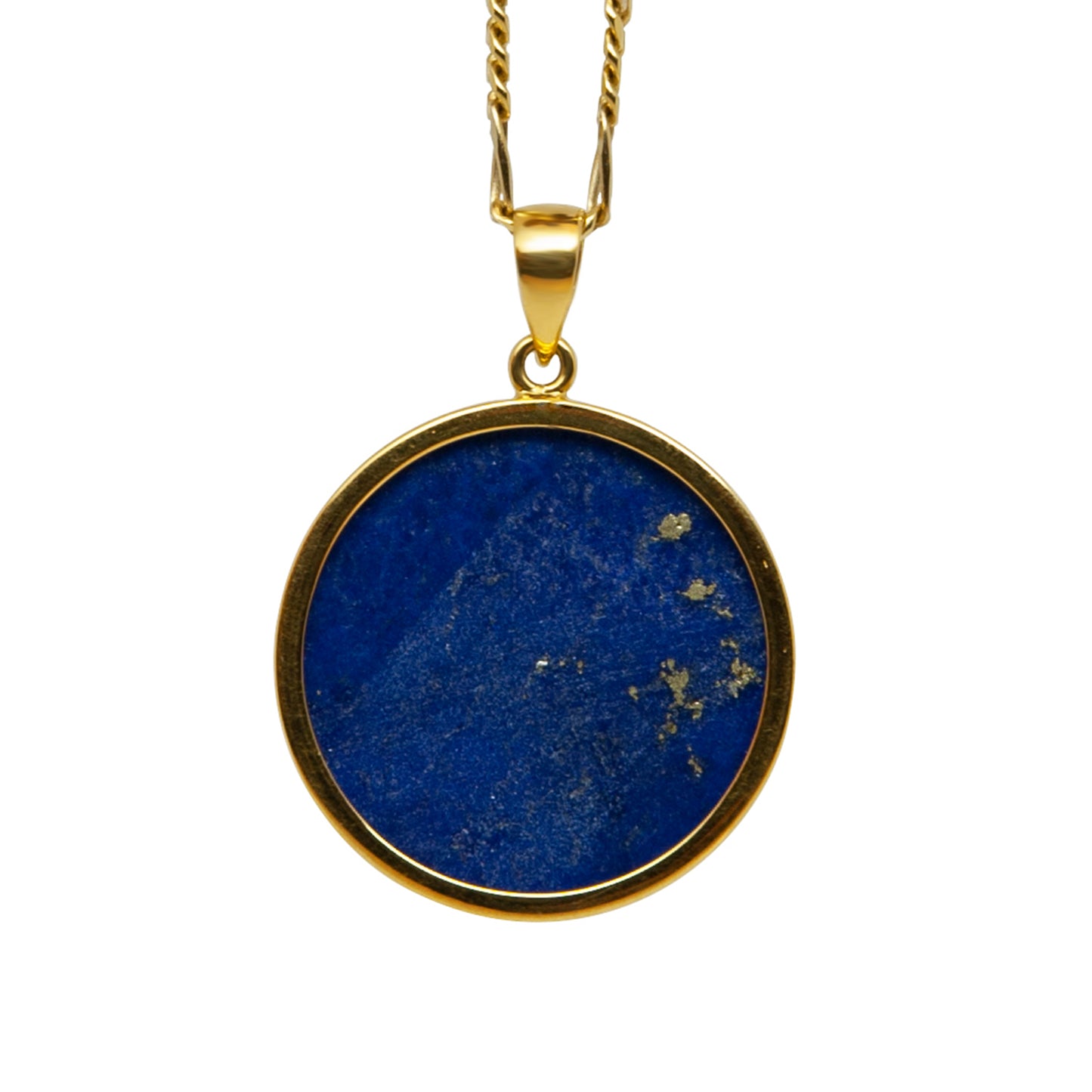 Lapis Lazuli Pendant Gold in 18-karat yellow gold